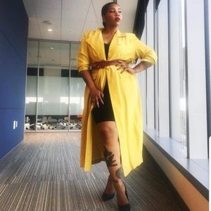 Vintage yellow trenchcoat